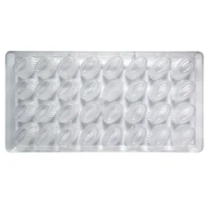 Stocked MHC Polycarbonate Rose Flower Shaped Chocolate Molds FDA Approved