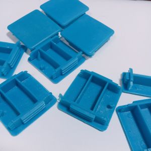 Durable Hdpe Pipe Strut Channel End Cap Unistrut Rectangle polyethylene Plastic