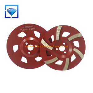 China Concrete Grinder Cup Wheel Grinding Disc Connection Hole Diameter 22.23mm on sale