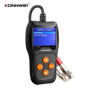Black Universal 12V Car Battery Capacity Tester With Intelligent Clamp
