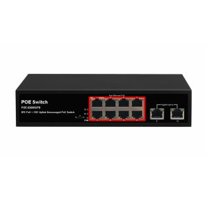 Wholesale POE-S2008GFB(8FE+2GE)_8 Port 10/100Mbps IEEE802.3af/at PoE Switch with 150W Built-in power supply (Newly Developed) from china suppliers