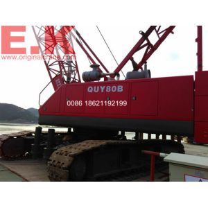 Wholesale Chinese FUWA crawler crane track crane 80TON lifting equipment hoist crane from china suppliers