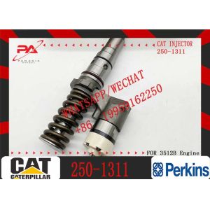 Construction Machinery 3516B 3512B Excavator Diesel Injector 250-1311 250-1313