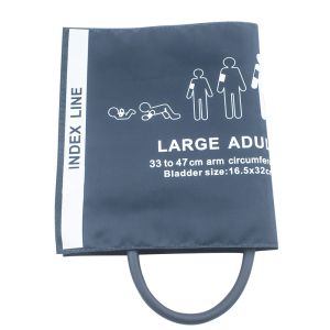 Adult NIBP Cuff Long Large Single Tube NIBP Cuff 33-47cm Nylon Cuff Reusable