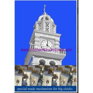 Tower Clocks and movement, the clockstower, custom tower clock and mechanism,