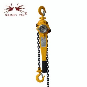 Buy cheap 0.75T 1.5M Lever Chain Block G80 Grade Customized Color Manual Lift Speed from wholesalers
