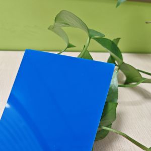 Wholesale Opaque Blue Polycarbonate Solid Sheet 1mm-10mm High Impact Resistance from china suppliers