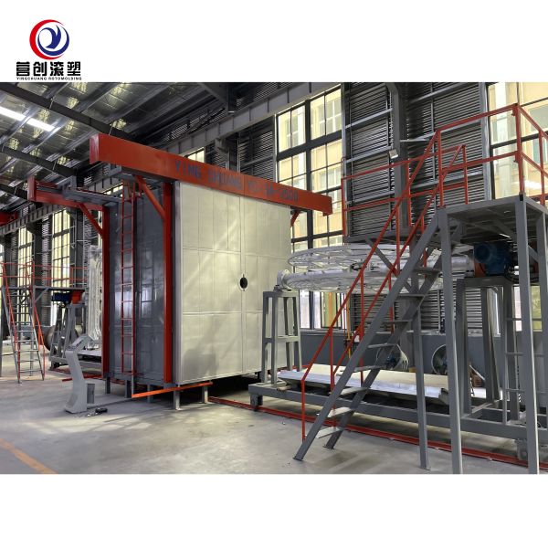 LLDPE HDPE Shuttle Rotomolding Machine With High Capacity