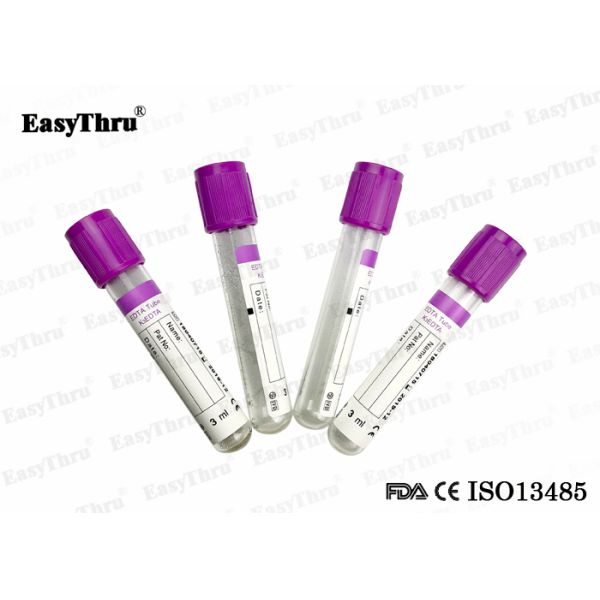 Vacuum Durable Blood Sample Collection Tubes Harmless Multipurpose