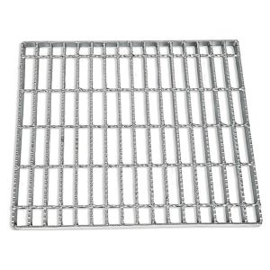 304 SS Floor Drain Grating hot dipped Galvanized Serrated Bar Grating