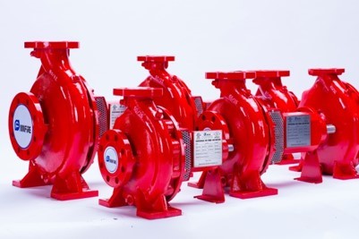 UL FM NFPA 20 End Suction Fire Pump For Schools,Office Buildings 45.4M3/H 98 m fire fighting system