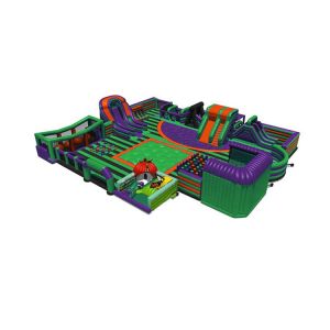 Customized Indoor Inflatable Amusement Park Double Stitching