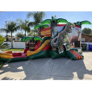 Backyard Bouncy Castle Dinosaur Bounce House Water Slide Pool Inflatable