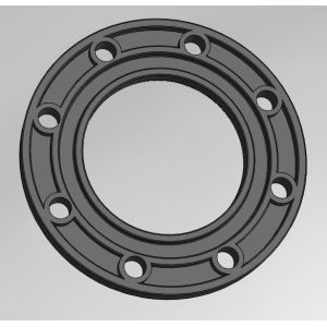 EN1092-2 DN32 Pipeline Galvanized Ductile Iron Flange
