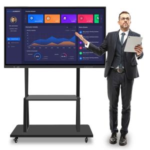 450cd/M2 Digital Smart Interactive Whiteboard For Video Meeting