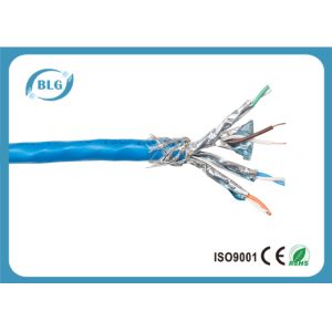 23 AWG Ethernet Cat 7 Lan Cable With 1000FT Indoor Dual Shielded Solid Copper
