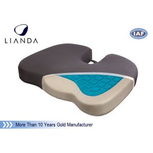 55Kg / m3 Memory Foam Stadium Seat Cushion , Gel Coccyx Seat Cushion