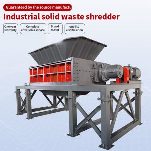 Multifunctional Construction Works PP Recycling Customized Double Shaft Metal