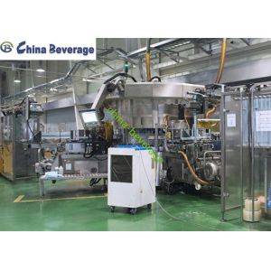 CSD Carbonated Water Bottle Filling Machine , Beverage Bottling Equipment