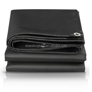 Water Resistant Stripe Style Poly Tarp Versatile Protection for Any Purpose