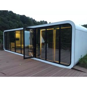 Online Technical Support Prefab Capsule Hotel Room with Bedroom Modular Design