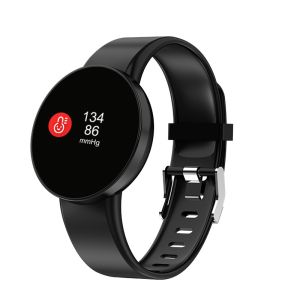 TPU Circle Monitor IP68 Waterproof Swimming Smart Watch 90mAh 0.96 Inches