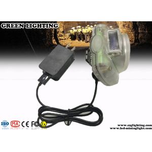 Cool White Cordless LED Mining Cap Lamp 13000 Lux Brightness Anti - Explosive