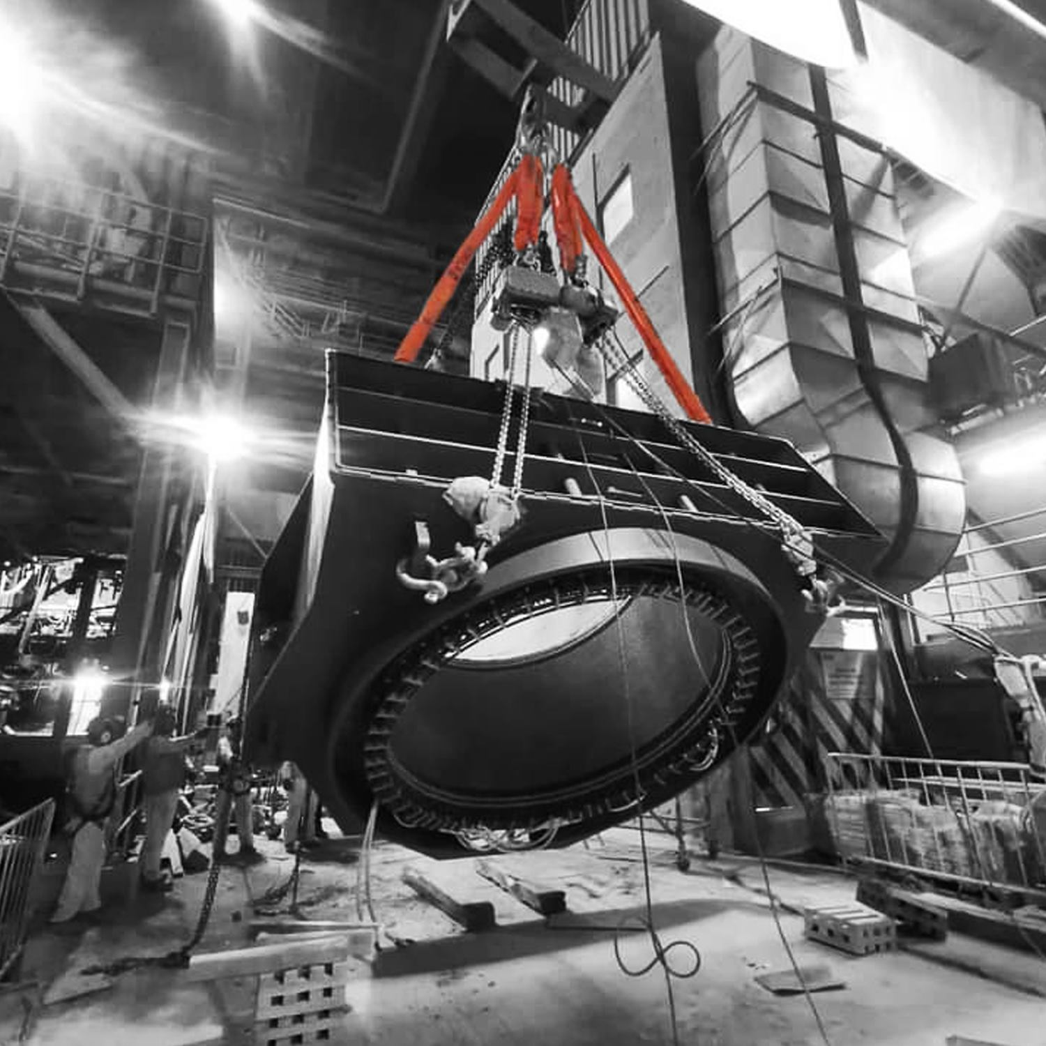 6:1 7:1 Flat Polyester Webbing Sling Double Layer Webbing Lifting Sling