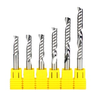 Cheap Price Single Flute Carbide End Mills for Aluminium Acrylic and Wood