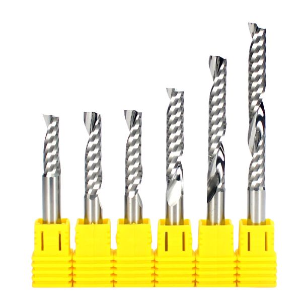 Cheap Price Single Flute Carbide End Mills for Aluminium Acrylic and Wood