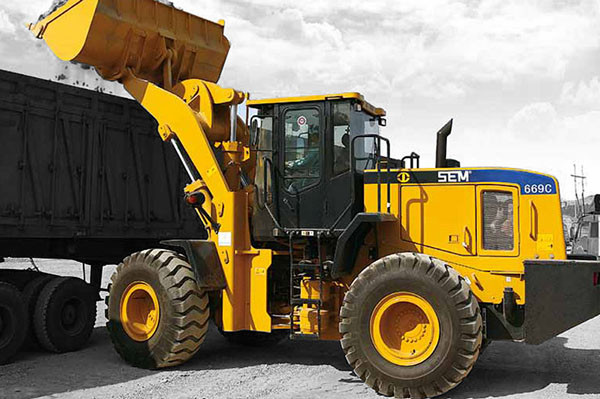 Quality SEM669C Wheel loader  C-series wheel loader 6ton Heavy work conditions for sale