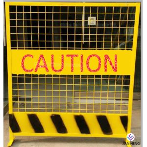 Reused Foundation Pit Border Edge Protection Guardrail Yard Separation Pure