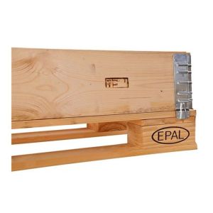 Heat Treated Wooden Crate Box Stackable Wooden Shipping Crates