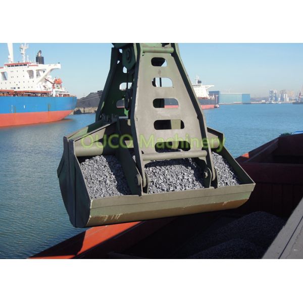 Bulk Handling Mechanical Rope Grab Clamshell Type Low Empty Weight High Efficiency