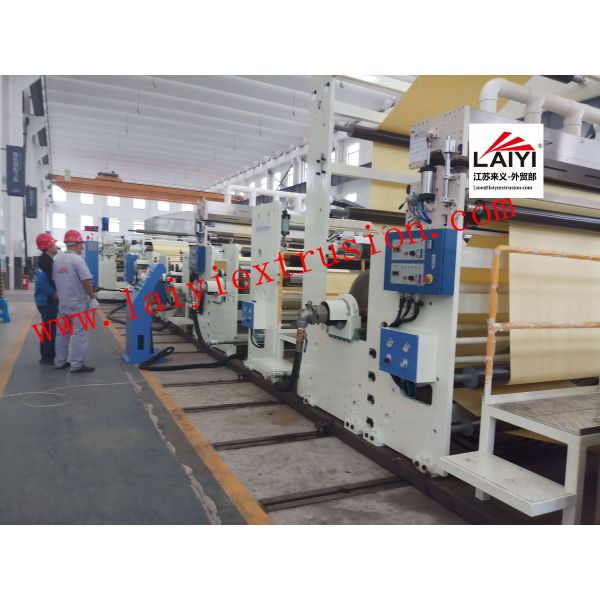 Automatic Adhesive Extrusion Coating Machine , Multi - Function Adhesive Coating Machine