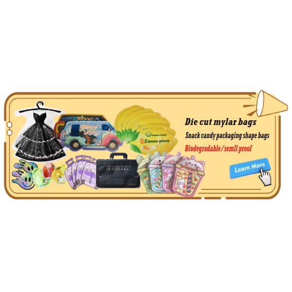 Packaging Multi Layer Custom Printed Smell Proof Transparent Glossy Black Plastic Stand up Pouch Cali Pack Mylar Bags for Candy Food Jewellery Package