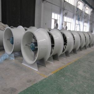 AC Electric Current Type Customized Industrial FRP Exhaust Axial Flow Ventilatio