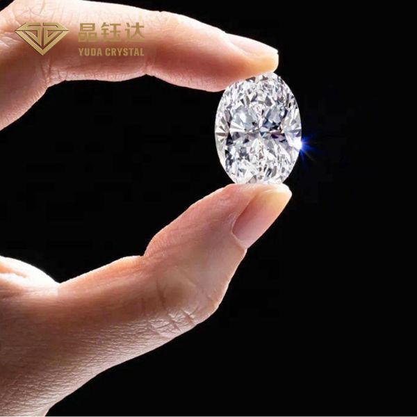 1.0 To 2.0ct HPHT Gia Diamond Lab Grown White Oval Shape LooseFancy Cut