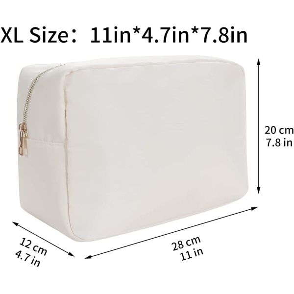Waterproof Super Extral Large Makeup Pouch Bag , Travel Cosmetic Pouch Bag For Women