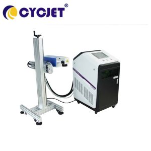 110mm Printing LU5F Laser Coding Machine CYCJET For Online HDPE PP Pipe Printing