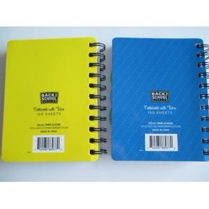 A6 hardcover spiral notebook for back to school