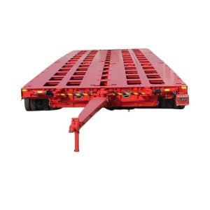 Low Deck Detachable Gooseneck Trailer With 8 Axles Dolly Lowboy Modular Semi