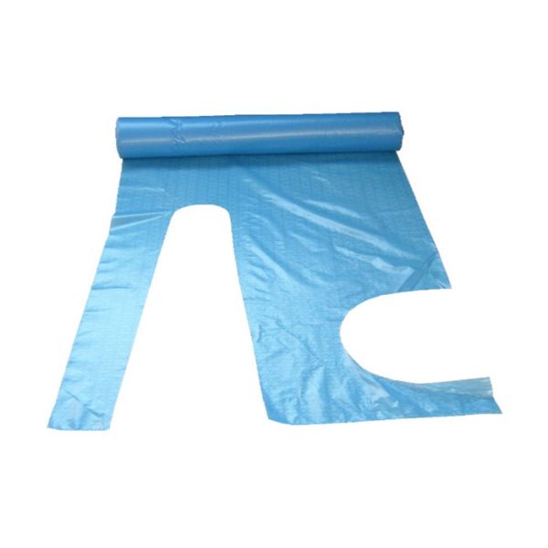 Quality Blue Color Disposable PE Apron Eco Friendly With Smooth / Embossing Surface for sale