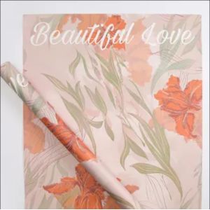 50CMX58CM Printed Wrapping Paper Customizable Packaging for Art Paper Flower