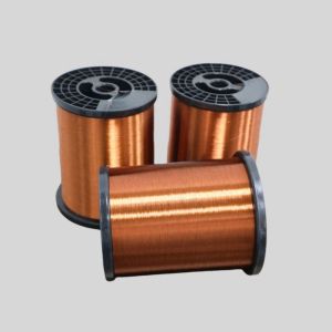 China Polyester Imide Enameled Copper Wire Insulated EIW/180 Round Wire on sale