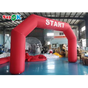 Square PVC Tarp Diamond Inflatable Entrance Arch For Wedding Event Decorations