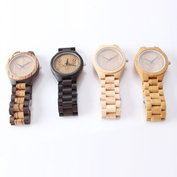 Beautiful Gift Wwooden Quartz Watch Photo Minimalist Picture Lightweight