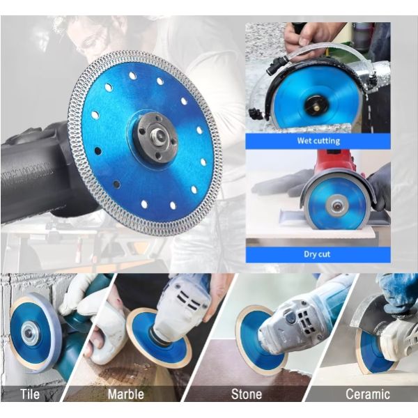 Fast Cutting Speed Diamond Saw Blade Electroplated Brazed With Smooth Cutting Surface