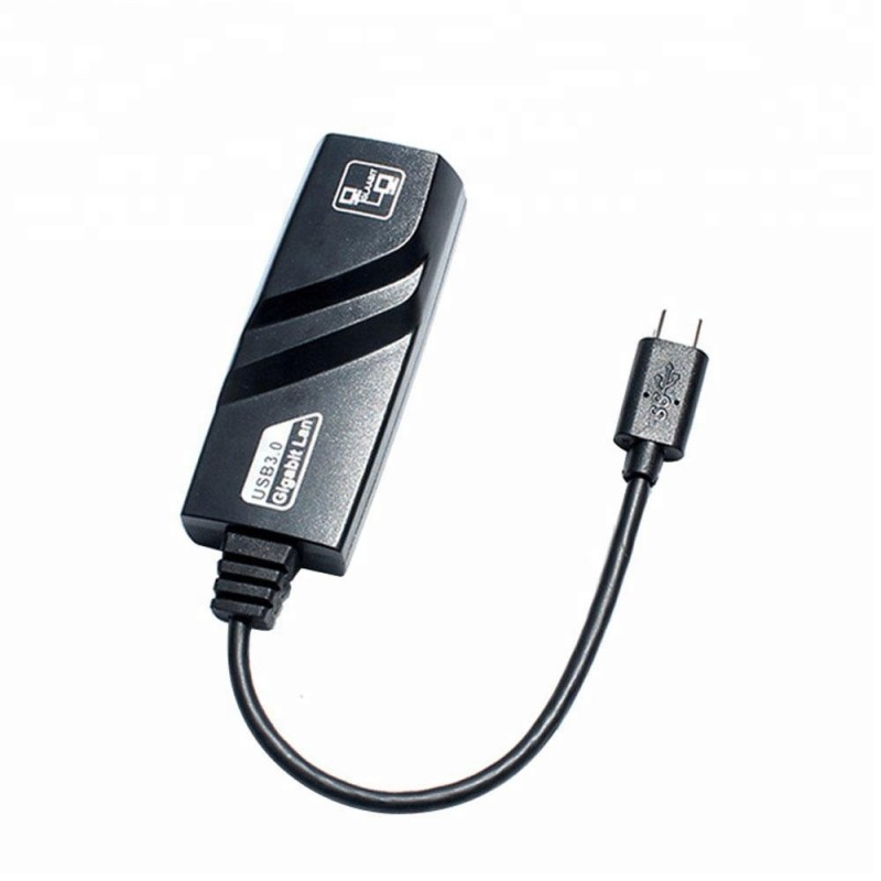 Notebook RJ45 Ethernet ABS USB 3.1 Type C Lan Adapter