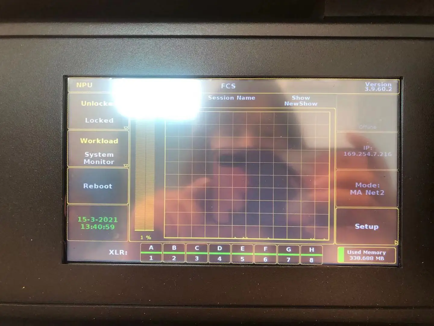 150W DMX Light Controller Pro GrandMA MA NPU With Flight Case